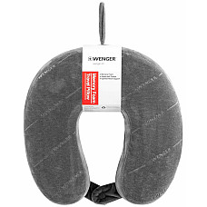 Подушка флісова, Wenger, Memory Foam Travel Neck Pillow, сірий