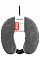 Подушка флісова, Wenger, Memory Foam Travel Neck Pillow, сірий