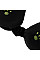 Подушка для шиї ARDESTO Travel Black Cat 30х30см, поліуретанова піна, чорний