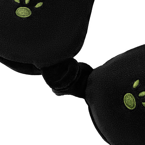 Подушка для шиї ARDESTO Travel Black Cat 30х30см, поліуретанова піна, чорний