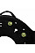 Подушка для шиї ARDESTO Travel Black Cat 30х30см, поліуретанова піна, чорний