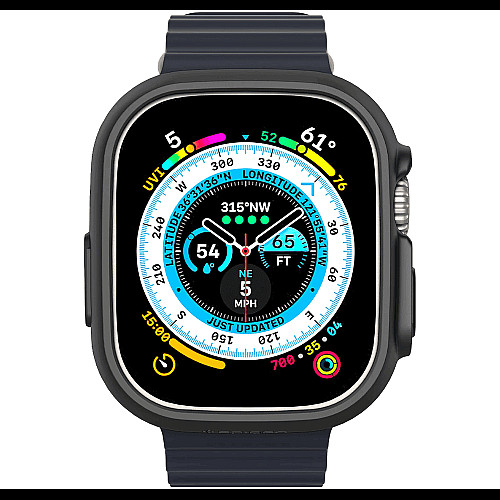 Чохол-накладка Spigen для Apple Watch Ultra (49mm), Thin Fit, Black