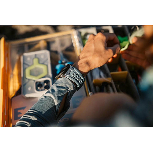 Ремінець UAG для Apple Watch Ultra 2/Ultra-49-45-44mm, Monarch, Cloud Blue/Titanium