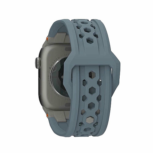 Ремінець UAG для Apple Watch Ultra 2/Ultra-49-45-44mm, Monarch, Cloud Blue/Titanium