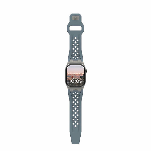 Ремінець UAG для Apple Watch Ultra 2/Ultra-49-45-44mm, Monarch, Cloud Blue/Titanium