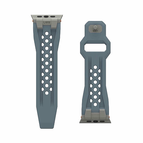 Ремінець UAG для Apple Watch Ultra 2/Ultra-49-45-44mm, Monarch, Cloud Blue/Titanium