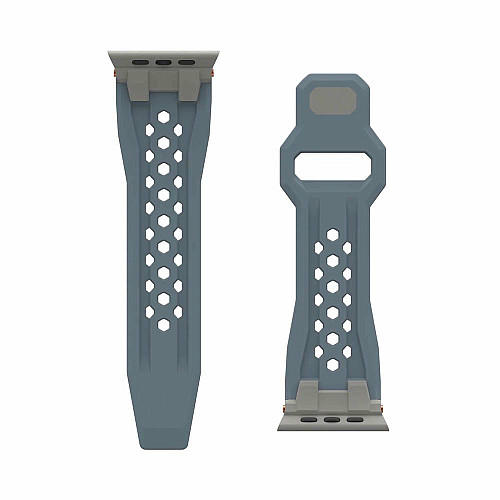 Ремінець UAG для Apple Watch Ultra 2/Ultra-49-45-44mm, Monarch, Cloud Blue/Titanium