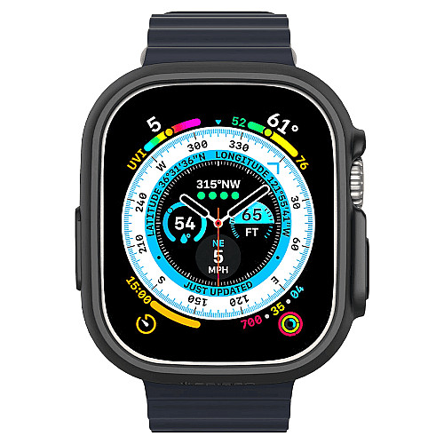 Чохол-накладка Spigen для Apple Watch Ultra (49mm), Thin Fit, Black