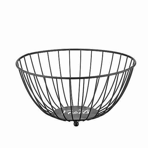 Кошик  ARDESTO Midori 28х28х13см, метал, чорний