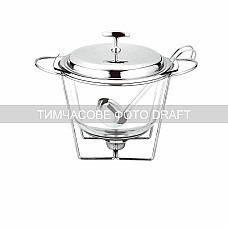 Марміт ARDESTO Black Mars 3800мл, скло, нержавіюча сталь, кругла, прозорий