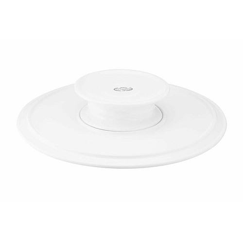 Блюдо для торта ARDESTO Imola, 30см, порцеляна, білий