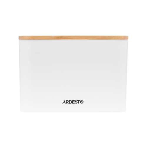 Набір для ванної кімнати Ardesto Minimalism, 3 предмети, поліпропілен, бамбук, білий