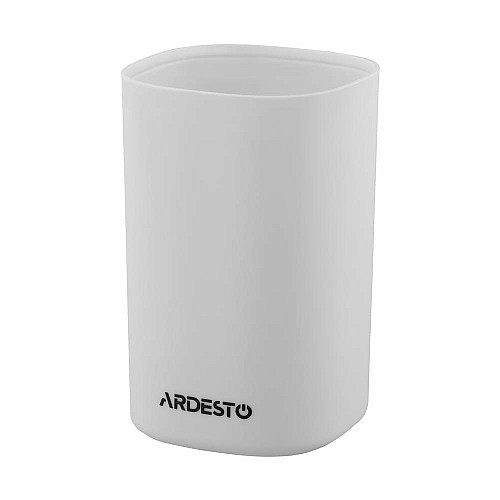 Набор для ванной комнаты ARDESTO Vigor 380мл, 3 предмета, полипропилен, серый