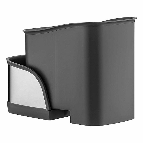 Органайзер для щеток ARDESTO Minimalism, 15х10х13.5см, пластик, нержавеющая сталь, серый