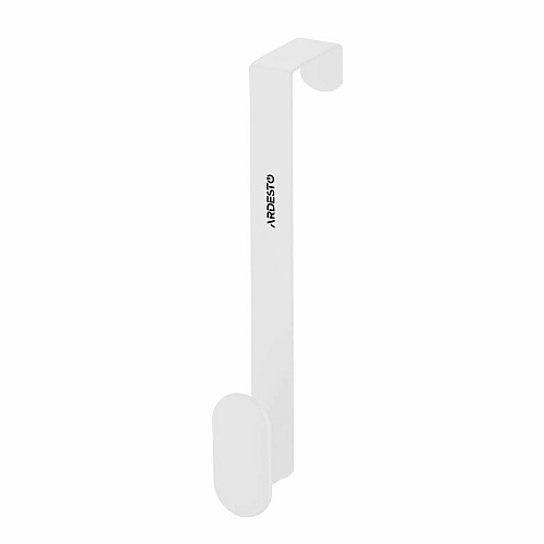 Дверний вішак на 1 гачок ARDESTO Minimalism 3x3x20см, метал, пластик, білий