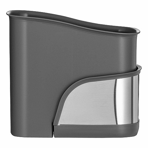 Органайзер для щеток ARDESTO Minimalism, 15х10х13.5см, пластик, нержавеющая сталь, серый