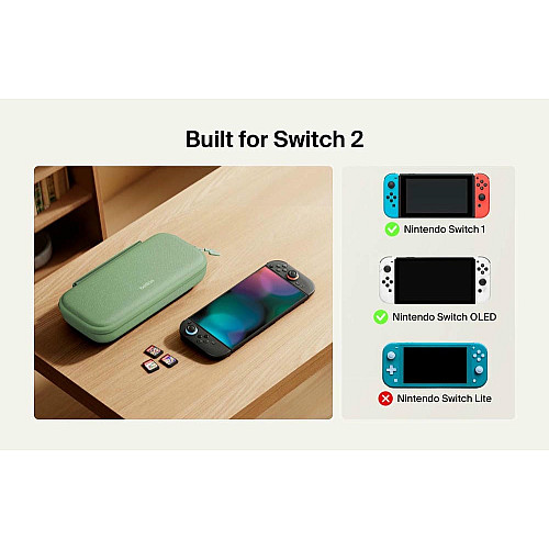 Чехол Belkin с аккумулятором 10000мА·ч для Nintendo Switch 2, Sage