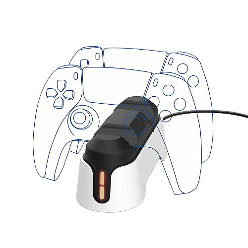 Зарядна станція для геймпадів Trust GXT 228 for PS5, білий