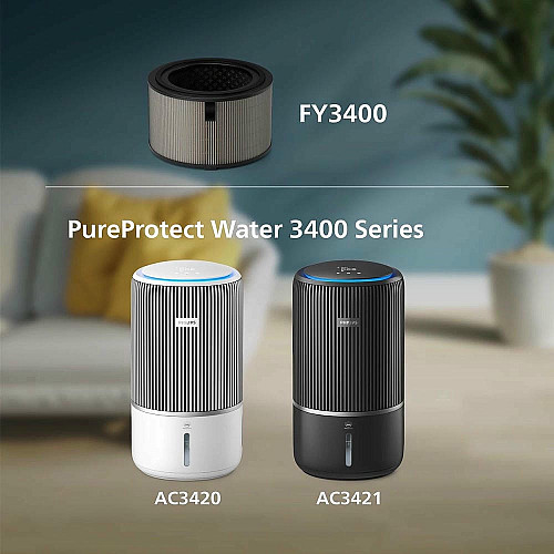 HEPA-фільтр Philips NanoProtect Серія PureProtect Water 3400 FY3400/30