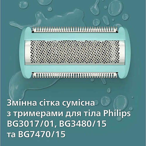 Сменная головка с сеткой для бритвы для тела