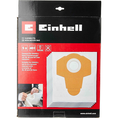Мішки синтетичні до порохотягів Einhell 30-50л 5шт