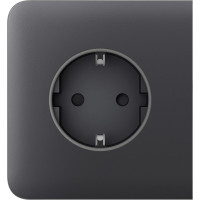 Бічна панель для вбудованої розетки Ajax SideCover for Outlet Basic, graphite