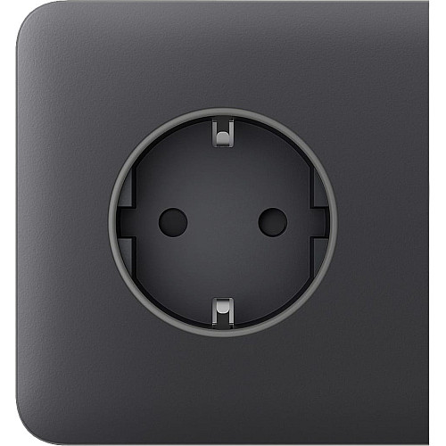Бічна панель для вбудованої розетки Ajax SideCover for Outlet Basic, graphite