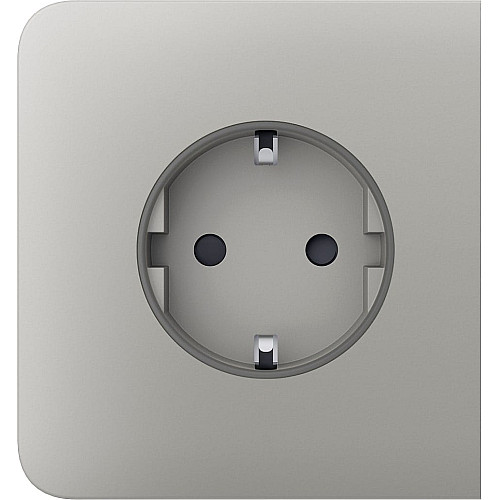 Бічна панель для вбудованої розетки Ajax SideCover for Outlet Basic, oyster