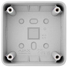 Монтажна коробка Ajax SurfaceBox, для вимикачів Ajax LightSwitch, розеток Ajax Outlet, біла