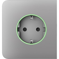 Боковая панель для встроенной розетки Ajax SideCover for Outlet smart, Jeweler, беспроводная, fog