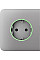 Боковая панель для встроенной розетки Ajax SideCover for Outlet smart, Jeweler, беспроводная, fog