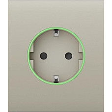 Центральна панель для вбудованої розетки Ajax CenterCover for Outlet smart, Jeweler, бездротової, ivory