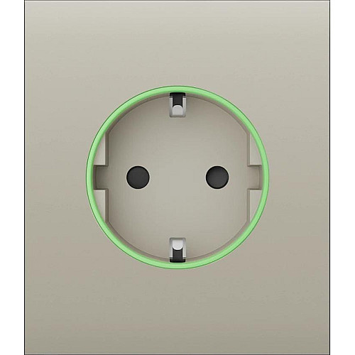 Центральная панель для встроенной розетки Ajax CenterCover for Outlet smart, Jeweler, беспроводной, ivory