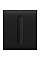 Кнопка центральная для одноклавишного выключателя димера Ajax CenterButton Dimmer 1-gang 2-way for LightSwitch, Jeweler, беспроводной, черный