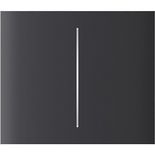 Кнопка центральная для двухклавишного вертикального выключателя Ajax CenterButton Vertical 2-gang for LightSwitch, Jeweler, беспроводной, graphite