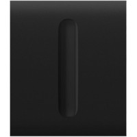 Кнопка центральна для одноклавішного вимикача димера Ajax CenterButton Dimmer 1-gang 2-way for LightSwitch, Jeweler, бездротовий, чорний
