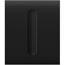 Кнопка центральна для одноклавішного вимикача димера Ajax CenterButton Dimmer 1-gang 2-way for LightSwitch, Jeweler, бездротовий, чорний