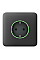 Передняя панель для встроенной розетки Ajax SoloCover for Outlet smart, Jeweler, беспроводной, graphite