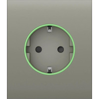 Центральна панель для вбудованої розетки Ajax CenterCover for Outlet smart, Jeweler, бездротова, olive