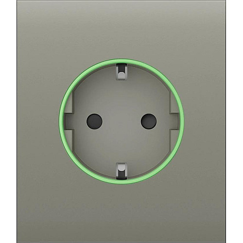 Центральная панель для встроенной розетки Ajax CenterCover for Outlet smart, Jeweler, беспроводная, olive