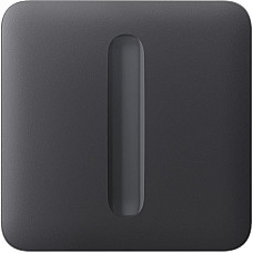 Кнопка для одноклавішного вимикача димера Ajax SoloButton Dimmer 1-gang 2-way for LightSwitch, Jeweler, бездротовий, graphite