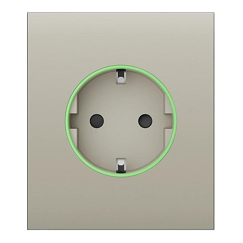 Центральная панель для встроенной розетки Ajax CenterCover for Outlet smart, Jeweler, беспроводной, ivory