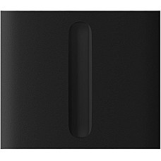 Кнопка центральна для одноклавішного вертикального вимикача димера Ajax CenterButton Dimmer Vertical 1-gang 2-way for LightSwitch, Jeweler, бездротовий, чорний