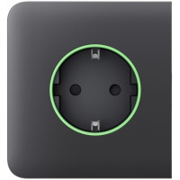 Бічна панель для вбудованої розетки Ajax SideCover for Outlet smart, Jeweler, бездротова, graphite