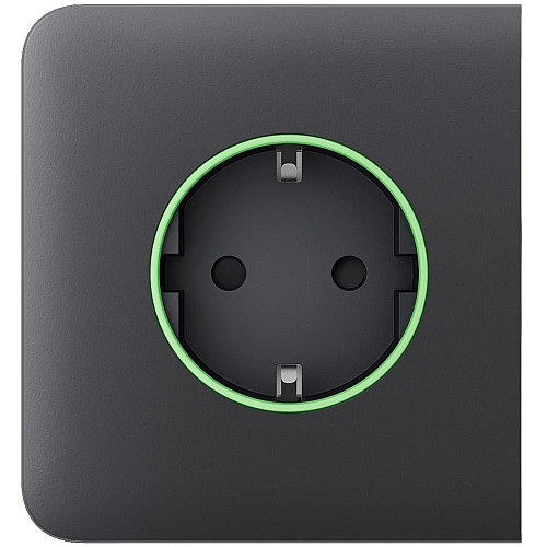 Бічна панель для вбудованої розетки Ajax SideCover for Outlet smart, Jeweler, бездротова, graphite
