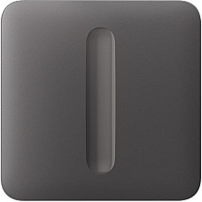 Кнопка для одноклавішного вимикача димера Ajax SoloButton Dimmer 1-gang 2-way for LightSwitch, Jeweler, бездротовий, grey