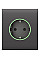 Центральная панель для встроенной розетки Ajax CenterCover for Outlet smart, Jeweler, беспроводная, grey