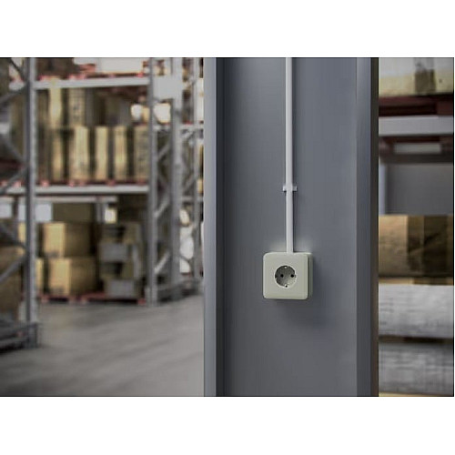 Монтажна коробка Ajax SurfaceBox, для вимикачів Ajax LightSwitch, розеток Ajax Outlet, біла