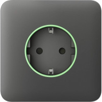 Передня панель для вбудованої розетки Ajax SoloCover for Outlet smart, Jeweler, бездротової, grey