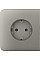 Бічна панель для вбудованої розетки Ajax SideCover for Outlet Basic, olive
